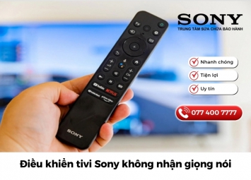 Điều khiển tivi Sony không nhận giọng nói - nguyên nhân và cách khắc phục