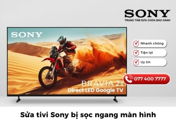 Sửa tivi Sony bị sọc ngang màn hình - Nguyên nhân và cách khắc phục