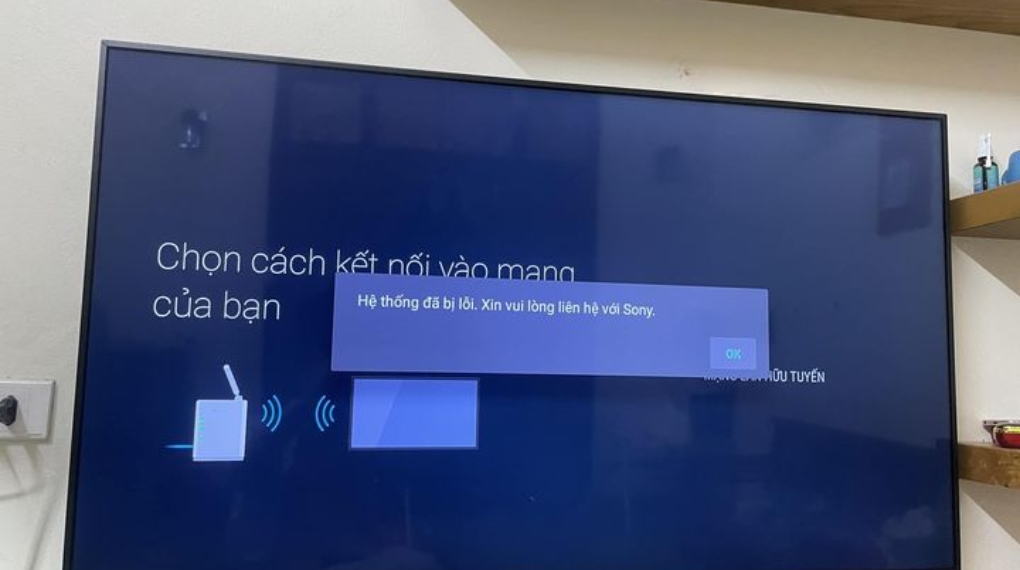 Giải quyết vấn đề hàng giả hoặc không tương thích với tivi Sony