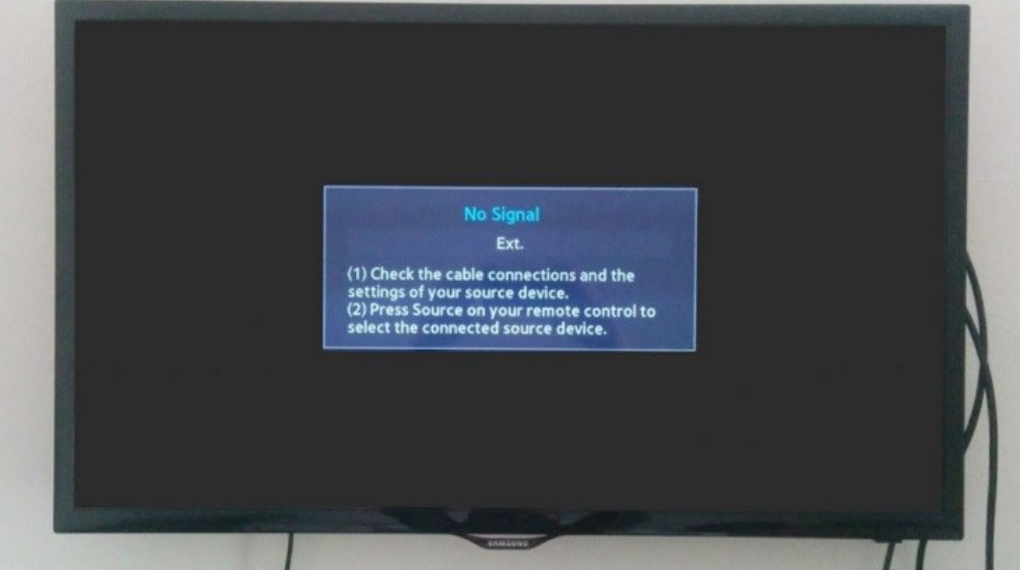 Lỗi không có tín hiệu đầu vào trên tivi Sony