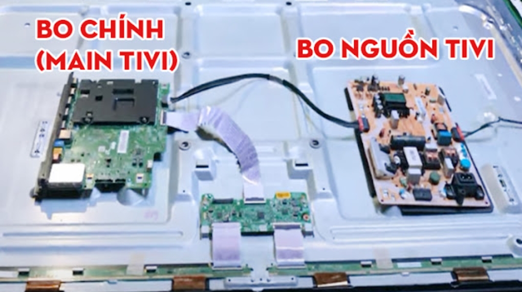 Nguyên nhân tivi Sony bị sọc ngang màn hình Lỗi phần cứng (cáp kết nối, mainboard, panel màn hình)