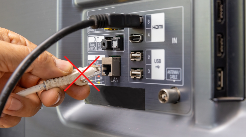 Nguyên nhân tivi Sony mất tiếng Dây cáp kết nối lỗi hoặc lỏng